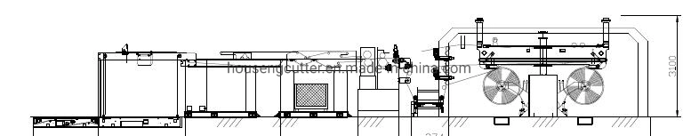 Houseng China Automatic Double Rotary Blade Paper Roll to Sheet, Reel Paper Cutting Machine for Kraft Paper Cardboard Paper Fbb Box Paper, Cross Cutter