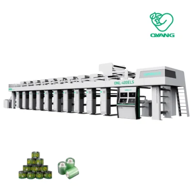 自動ウェブグラビア印刷高品質安定した印刷機 OEM グラビア プリンタ Onl-400els