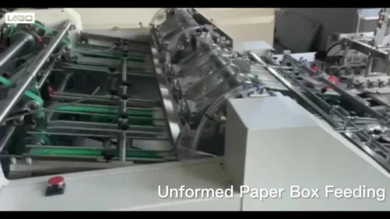ピザ、ハンバーガー、ランチ、ファーストフード用の使い捨ての持ち帰り用紙トレイを製造するための二重ライン紙製箱機